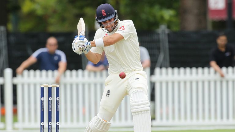 Liam Livingstone of England bats during the Two Day tour match between the Cricket Australia CA XI and England