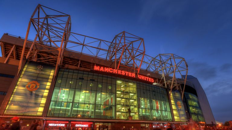 MANCHESTER, ENGLAND - OCTOBER 23:  (EDITORS NOTE: THIS IS A HDR PHOTOGRAPH, HIGH DYNAMIC RANGE) A general view of the East Stand at Old Trafford, the home 