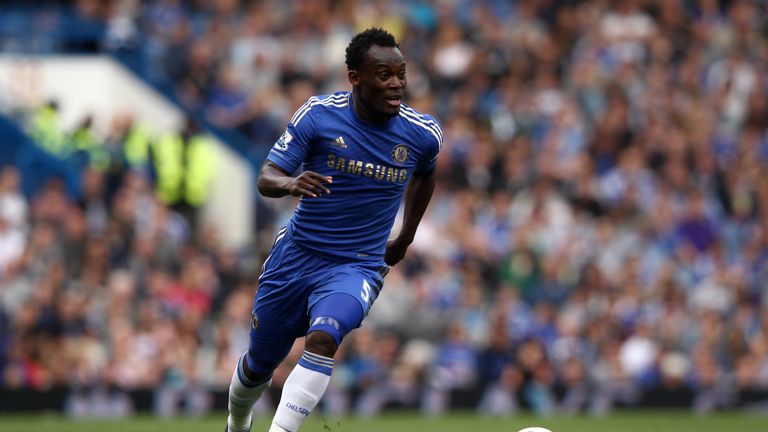 LONDON, ENGLAND - MAY 13:  Michael Essien of Chelsea in action during the Barclays Premier League match between Chelsea and Blackburn Rovers at Stamford Br