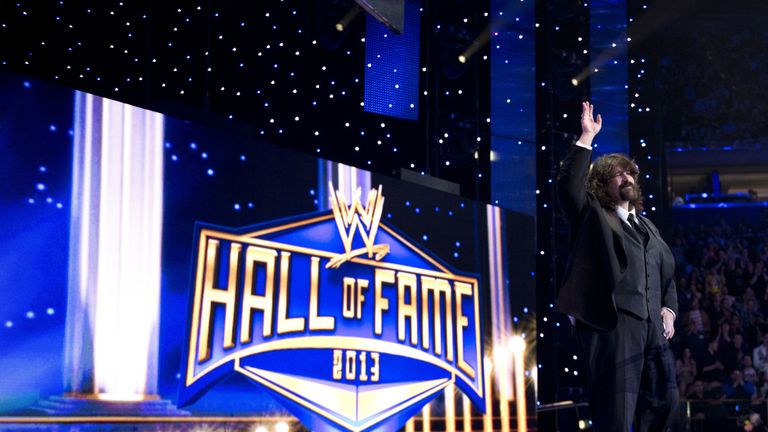 Mick Foley was inducted into the WWE Hall of Fame in 2013