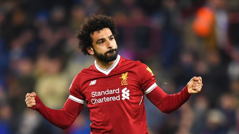 Mohamed Salah scored Liverpool's third from the spot 