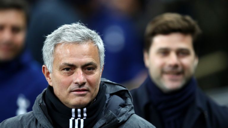 Jose Mourinho saw his side slip to  a damaging defeat at Tottenham