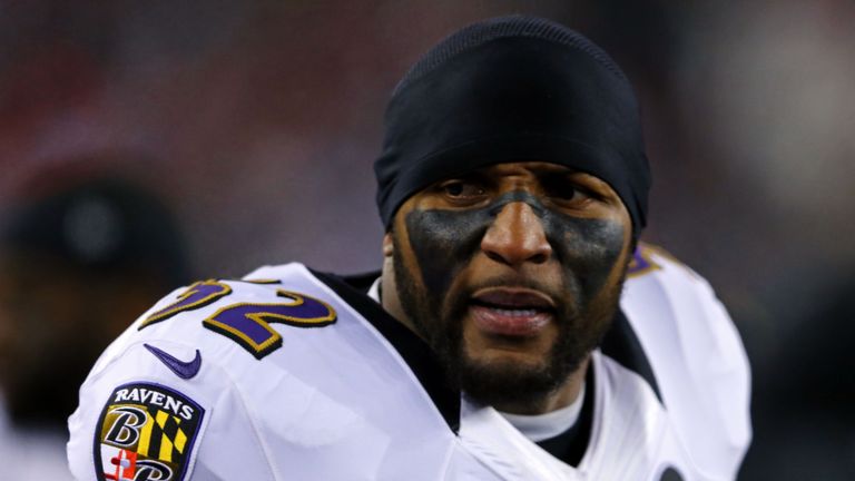 Ray Lewis won two Super Bowls with the Baltimore Ravens 