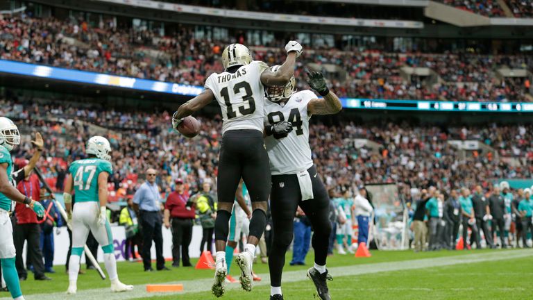 The Saints and Dolphins showed off their skills at Wembley in October