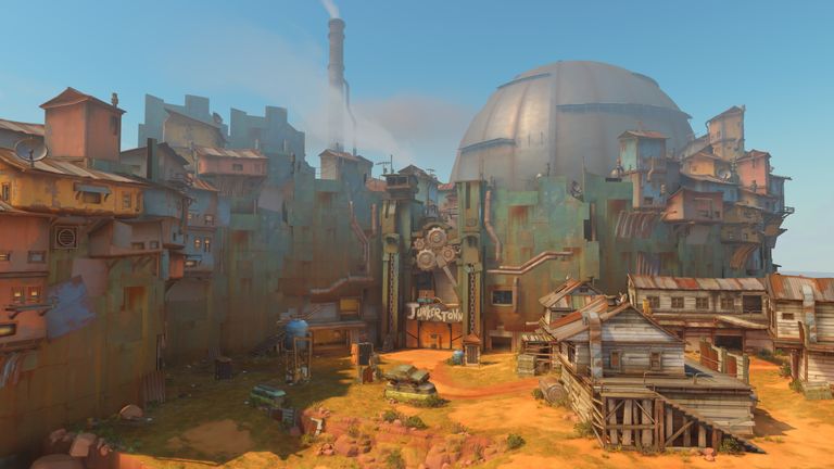 Spitfire's battle with Dallas Fuel took place in Junkertown 