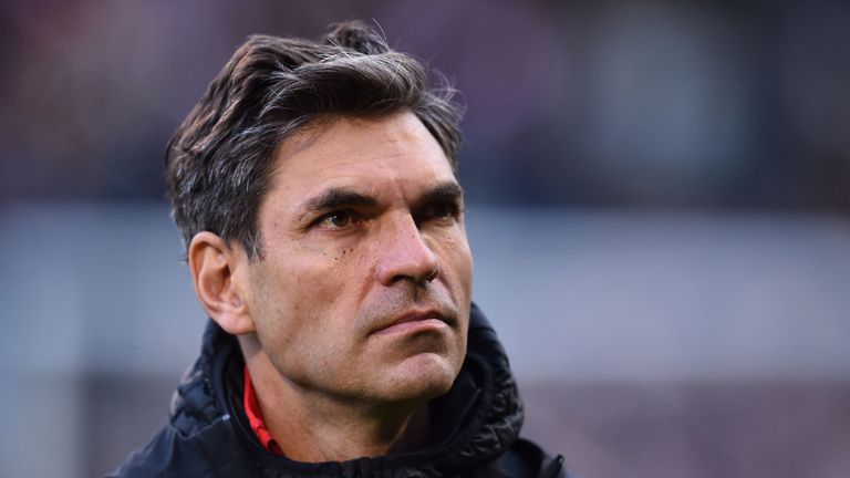 Southampton's Argentinian manager Mauricio Pellegrino looks on before  the English Premier League football match between Tottenham Hotspur and West Ham Uni