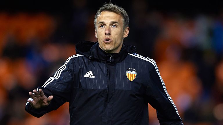 Ex Valencia CF assistant coach Phil Neville 