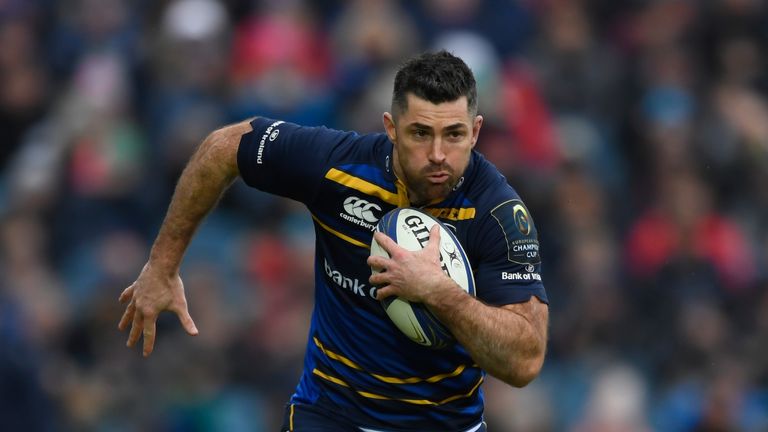 DUBLIN, IRELAND - JANUARY 14:  Leinster player Rob Kearney in action during the European Rugby Champions Cup match between Leinster Rugby and Glasgow Warri