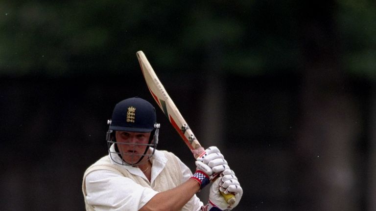 31 Aug 1998:  Robert Key of England in action during the England vs Pakistan U19 game at Chemsford, England. \ Mandatory Credit: Craig Prentis /Allsport