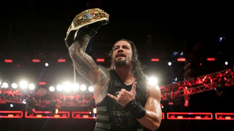 Roman Reigns successfully defended his Intercontinental title against Samoa Joe