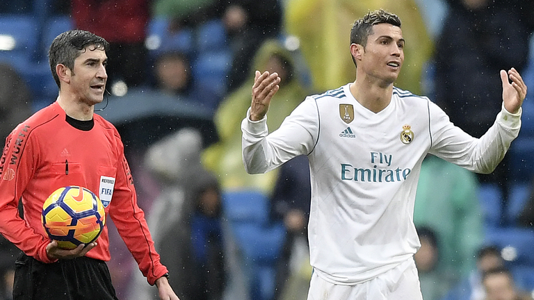Ronaldo was denied a penalty against Villarreal