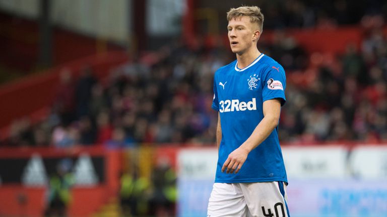 Ross McCrorie in action for Rangers