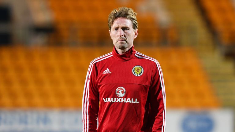 10/11/17 UEFA EUROPEAN U21 CHAMPIONSHIP QUALIFIER
 SCOTLAND U21 vs LATVIA U21 (1-1)
 MCDIARMID PARK - PERTH
 Scotland U21 head coach Scot Gemmill