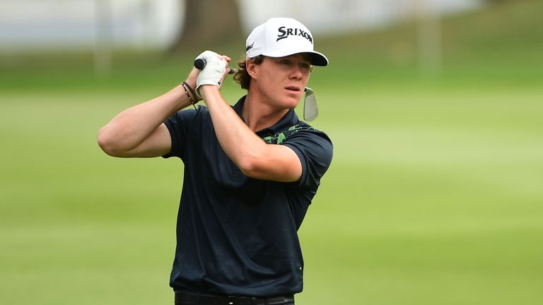 Sean Crocker of USA pictured during final round of the UBS Hong Kong Open at The Hong Kong Golf Club 