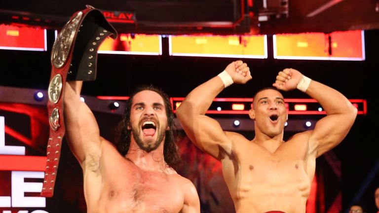 Seth Rollins beat Finn Balor - with a little help from Jason Jordan