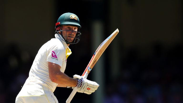 SYDNEY, AUSTRALIA - JANUARY 06: Shaun Marsh of Australia bats during day three of the Fifth Test match in the 2017/18 Ashes Series between Australia and En