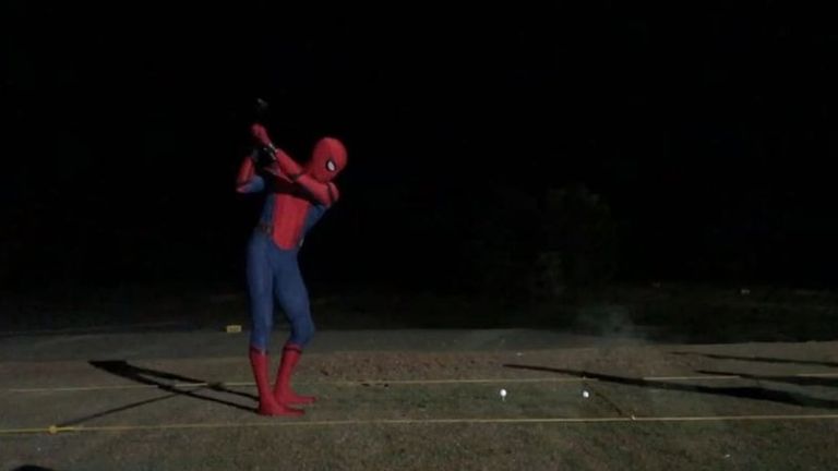 Actor Tom Holland reveals that Spiderman has an impressive golf swing | Golf  News | Sky Sports
