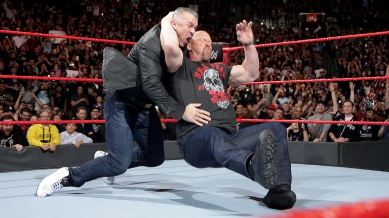 Steve Austin made a brutal return to Raw