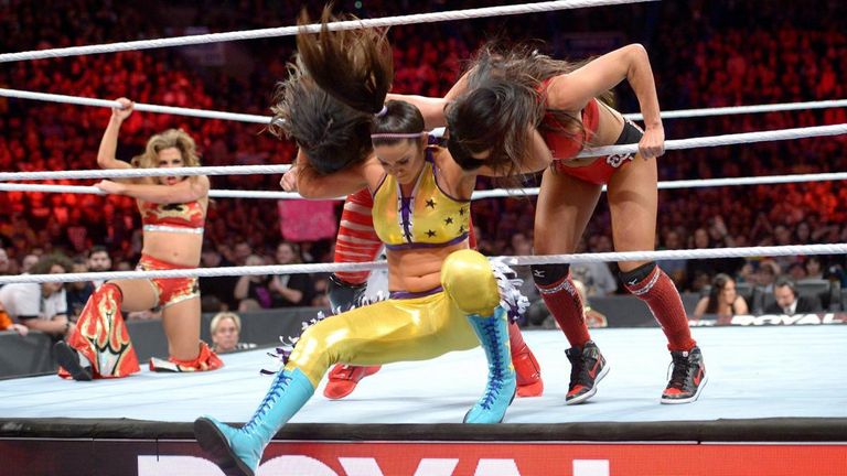 WWE staged a hugely successful first women's Royal Rumble match at the weekend