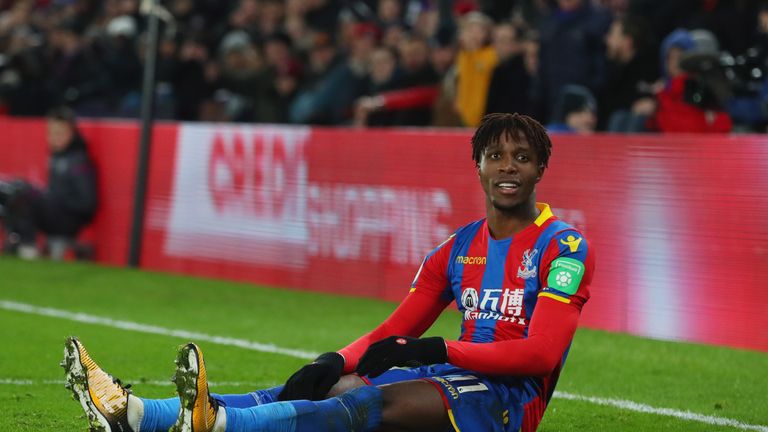 Wilfried Zaha is "not a cheat", says Steve Parish