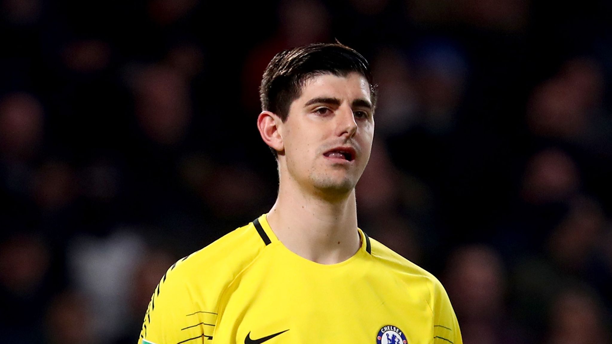 Chelsea Goalkeeper Thibaut Courtois My Heart Is In Madrid Football News Sky Sports