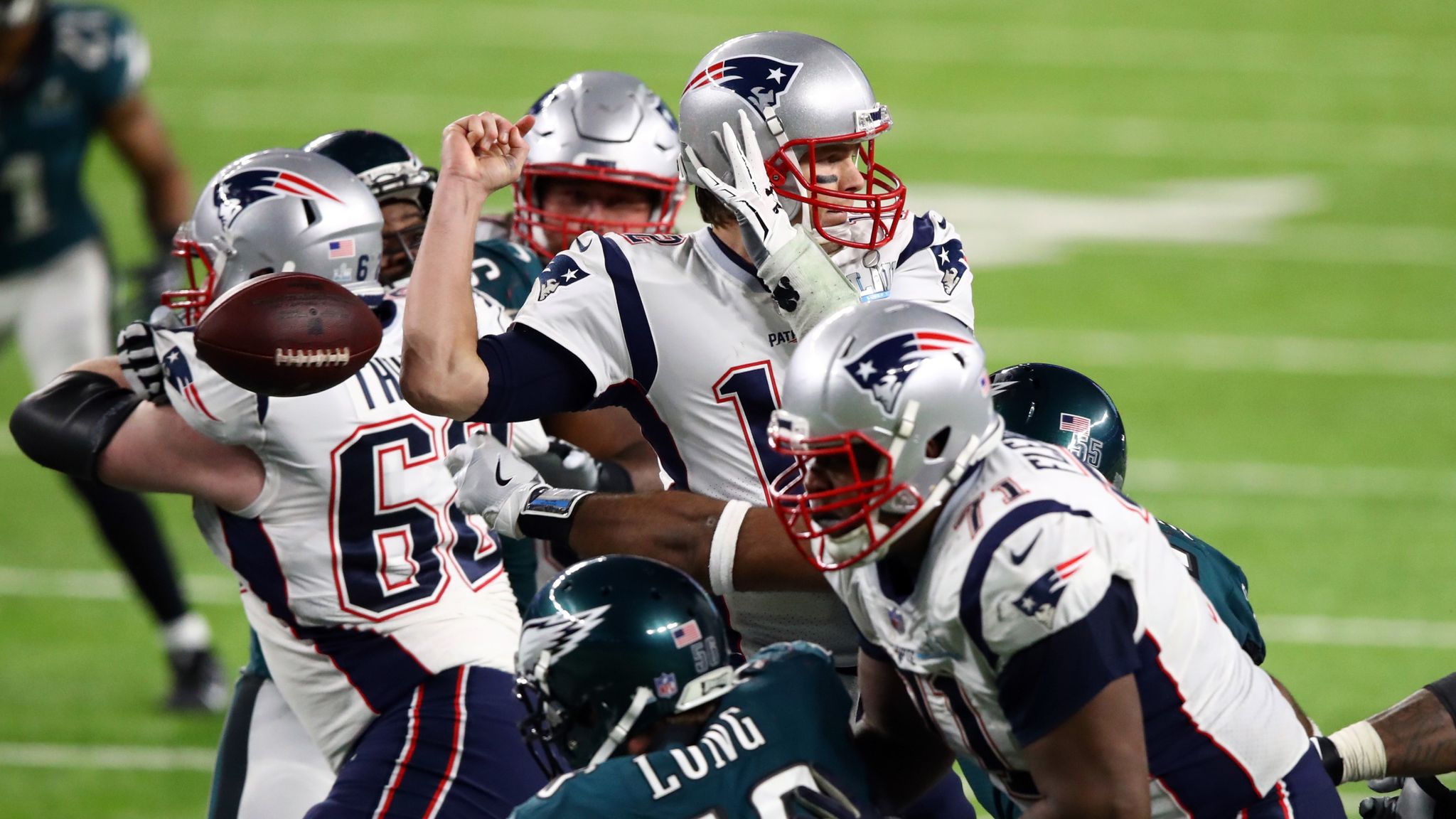 Philadelphia Eagles Strip-Sack of Tom Brady in Super Bowl LII