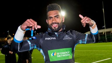 Niko Matawalu and Glasgow secured a PRO14 play-off place on Friday with a bonus-point win over the Cheetahs