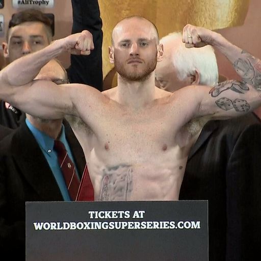 Groves comes in heavier than Smith