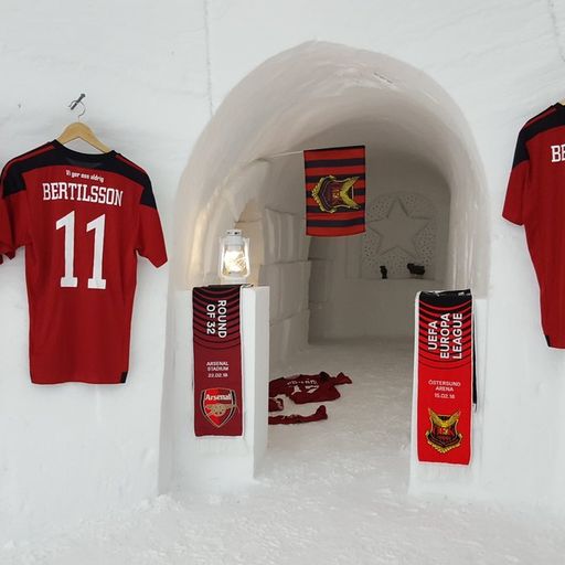 Ostersunds 'igloo' ready for Arsenal