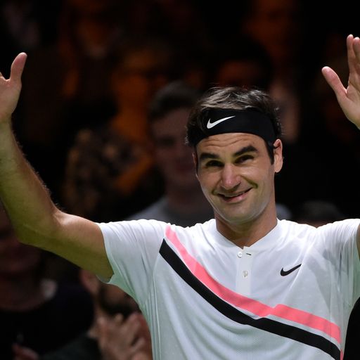 The stats behind Federer's success