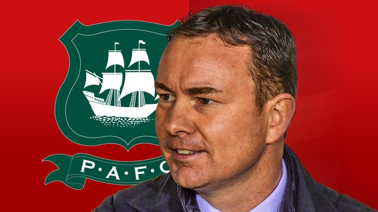 Plymouth Argyle manager Derek Adams has led the club into the League One play-off positions
