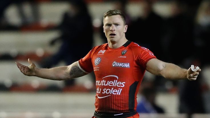 TOULON, FRANCE - DECEMBER 09:  Chris Ashton of Toulon looks dejected after what he thought was a try was disallowed by the referee during the European Rugb