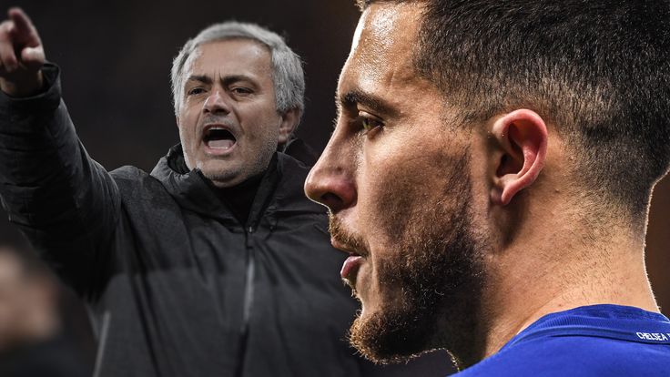 How does Jose Mourinho plan to stop Eden Hazard at Old Trafford?