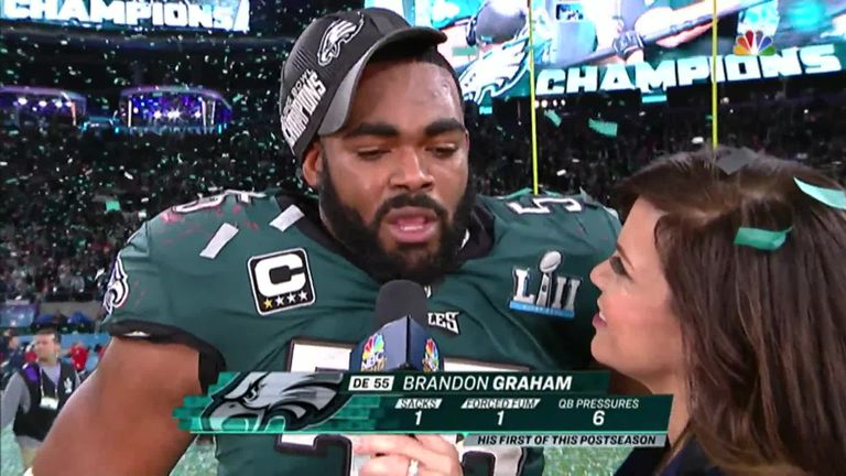 Watch: Brandon Graham makes game-clinching play against Tom Brady