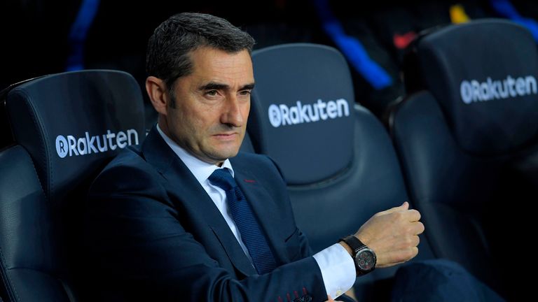 Ernesto Valverde was delighted with Barcelona's fighting spirit to come back and thrash Girona