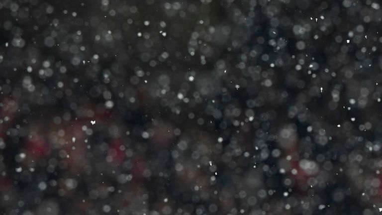 Liverpool's Egyptian midfielder Mohamed Salah plays during the English Premier League football match against Everton at Anfield.