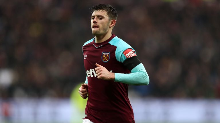 Aaron Cresswell of West Ham United 