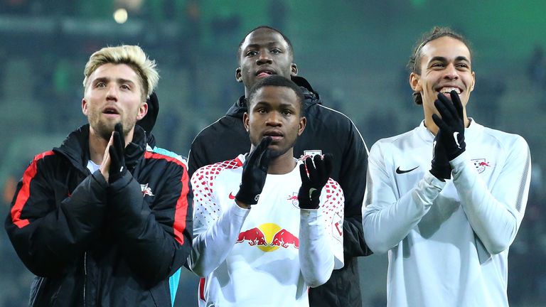 Ademola Lookman scored on his RB Leipzig debut
