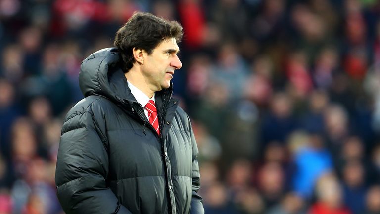 HULL, ENGLAND - JANUARY 27: Nottingham Forest's manager Aitor Karanka looks on during the Emirates FA Cup Fourth Round match between Hull City and Nottingh
