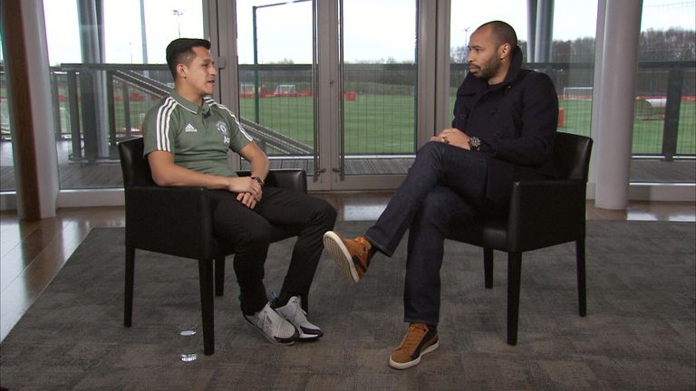 Thierry Henry meets Alexis Sanchez for an exclusive interview with Sky Sports