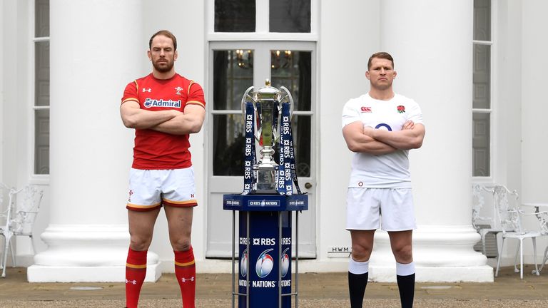 Alun Wyn Jones and Dylan Hartley