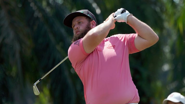 KUALA LUMPUR, MALAYSIA - FEBRUARY 01:  Andrew Johnston of England in action during day one of the 2018 Maybank Championship at Saujana Golf and Country Clu