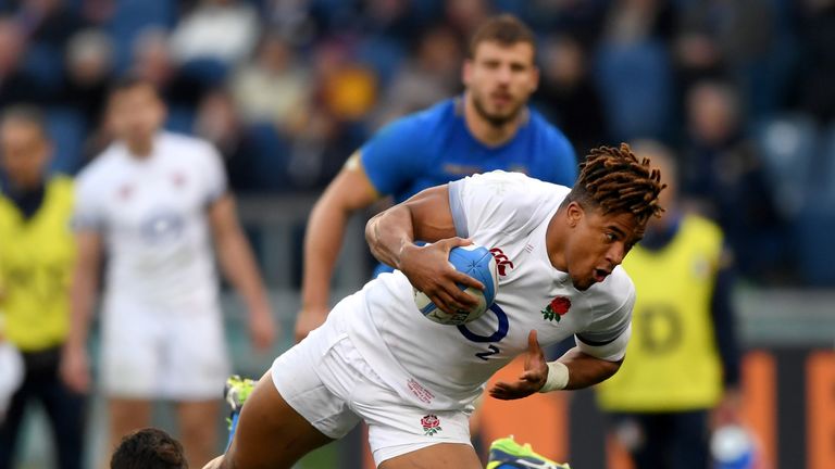 Anthony Watson scored a brace for England against italy