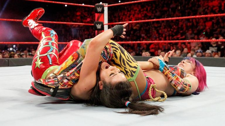 Asuka continued her winning streak with a hard-fought victory over Bayley