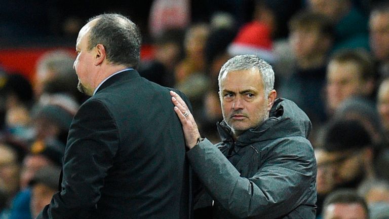 Rafael Benitez Plays Down Mind Games Ahead Of Facing Jose Mourinho Football News Sky Sports
