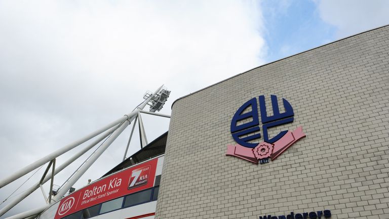 BOLTON, ENGLAND - OCTOBER 14: General view of the Macron Stadium before the Sky Bet Championship match between Bolton Wanderers and Sheffield Wednesday at 