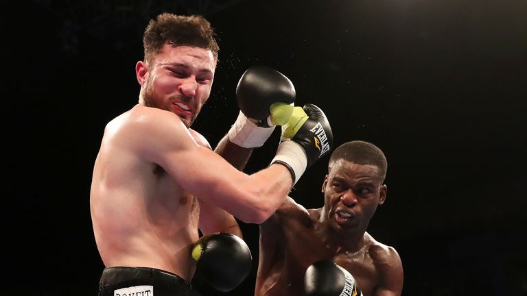 BRITISH BEEF PROMOTION
02 LONDON
PIC;LAWRENCE LUSTIG 
Light-Heavyweight contest
JOSHUA BUATSI v JORDAN JOSEPH