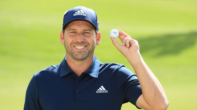 Sergio Garcia plays the NEW Chrome Soft X from Callaway.
The Callaway Chrome Soft Golf Ball goes on sale today which, for the first time ever, contains gra