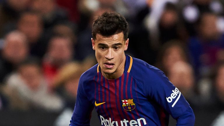 Philippe Coutinho's strike in the Copa Del Rey semi-final was his first Barcelona goal at the fifth attempt
