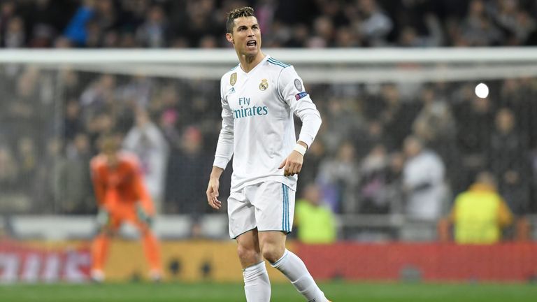 Cristiano Ronaldo celebrates after equalising from the penalty spot